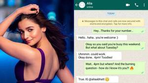 Alia Bhatt Real Sex - Tiger Shroff Leaks WhatsApp Conversation with Alia Bhatt to Announce New  Student of the Year 2 Song â€“ See Pics | ðŸŽ¥ LatestLY