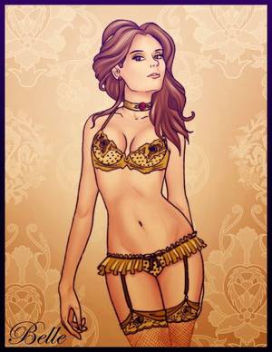 Disney Brave Porn Bikini - Disney Princess Lingerie - Belle by retipuj-rules