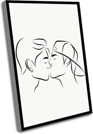 Boy And Girl Kissing Drawings Porn - Gay Porn Line Art | Gay Fetish XXX