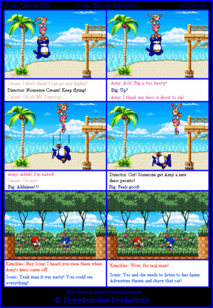 Amy Rose Porn Sprites - Sonic Unreal â€“ Shauniversal Studios