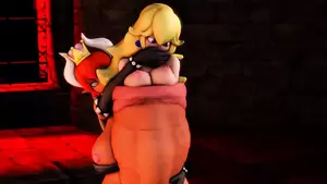 cum vore hentai - Bowsette Cock Vore Peach By ToaterKing | xHamster