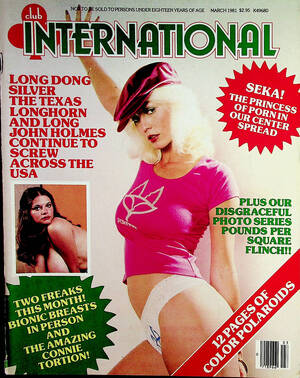 John Persons Porn Magazines - Club International Magazine Seka / Long Dong Silver & John Holmes / Ma â€“ Mr- Magazine