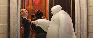 Big Hero 6 Belly Bulge Porn - Only Baymax is kind enough to give the man a proper fist bump