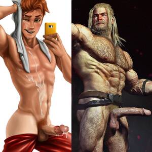 Flash Gay Porn - THOR VS FLASH First To Cum Loses! Who Wins? Reply Or Pm Who You Think Wins  And How It Goes Down. - Gay Porn Comic