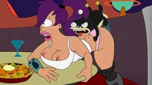 Leela From Futurama Porn - Futurama XXX Cartoon - Amy Wong & Turanga Leela Fucked in Club