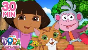 Dora The Explorer Bestiality Porn - Dora & Boots Rescue Animals! ðŸ± 30 Minutes | Dora the Explorer - YouTube