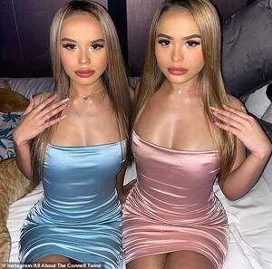 Asian Blonde Porn Twins - Australian twins, 19, who upload videos of themselves on OnlyFans lash out  at content pirates | Daily Mail Online