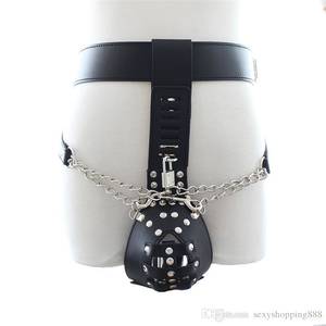 Bondage Pants Porn - color:black Size: adjustable Style: male chastity pants Type of trading:  retail, wholesale Material: faux leather Origin: China