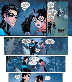 Batman Starfire Porn - DC Comics' Nightwing, Batgirl and Starfire Love Triangle? (Spoilers)