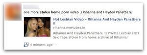 Hayden Panettiere Porn Fuck - Rihanna and Hayden Panettiere sex video spreads Mac malware on Facebook â€¢  Graham Cluley