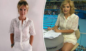 Helen Skelton - Helen Skelton causes chaos as she flashes BRA in sexy playsuit while  hosting Rio Olympics | TV & Radio | Showbiz & TV | Express.co.uk