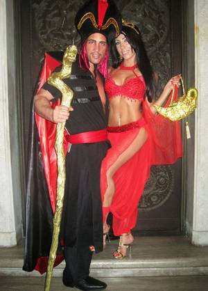 jasmine costume sex - Jasmine and Jafar couples Halloween costume