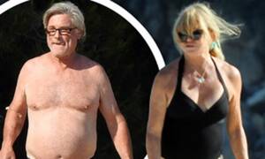 Goldie Hawn Sharon Stone Porn - PICTURE EXCLUSIVE: Goldie Hawn, 76, shows off her incredible figure in  black swimsuit | Daily Mail Online