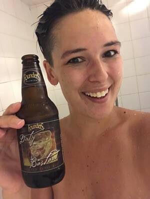 naked huge tits holding beer water - Please pardon my beer review in this sea of tits and dick. I'm thoroughly  enjoying a dirty bastard in the shower and Founders clearly knows what  they're doing with a roasty and malty Scotch style ale. As the bottle says  â€œain't for the wee ladsâ€ : r