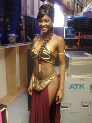 ebony cosplay nude - Ramblings of a Semi-Mad Man: Lanisha Cole as Slave Leia - Racist or Sexy?