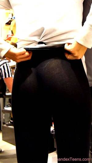 black thong see through - Watch Visible thong in yoga pants - Thong, Voyeur, Yoga Pants Porn -  SpankBang