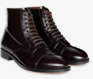 Classic Leather Boots Porn - Sandro's Cap Toe Leather Boots