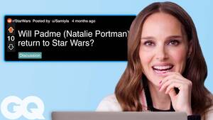 Natalie Portman Sex Porn - Natalie Portman Replies to Fans on the Internet | Actually Me | GQ - YouTube