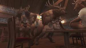 Furry Reindeer Porn - Zaush-Slutty Reindeer with Elk