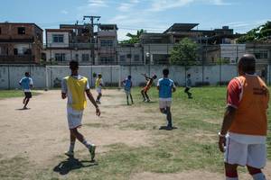 Brazilian Favela Porn - One of countless favela soccer fields. (Getty Images)