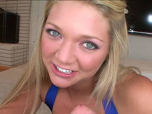 eyes - cumshot in the mouth for a young actress of 18 years and blue eyes in  amateur