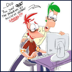 Grown Up Phineas And Ferb Gay Porn - Save Fail by KicsterAsh on DeviantArt