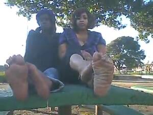 ghetto ebony toes - Ghetto black teens show off their stinky feet - ThisVid.com