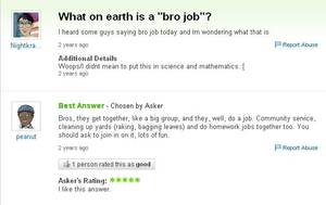 Brojob Porn - The Bro Job