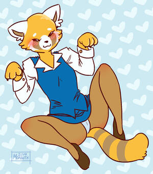 furry upskirt panties - Rule 34 - 2d :3 aggressive retsuko anthro blush cameltoe female furry  moriwth office lady panties retsuko solo straight hair upskirt white panties  | 3119349