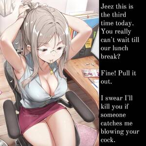 big tits blowjob hentai - Perks of working with your girlfriend. [office] [blowjob] [big tits] free hentai  porno, xxx comics, rule34 nude art at HentaiLib.net