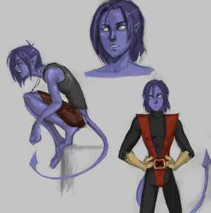 Nightcrawler X Men Real Mystique Porn - Nightcrawler doodles by ab-lynx on DeviantArt. Marvel ...