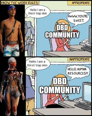 brazilian nude beach tan - Poor Skull Merchant can't even catch a break when using thirst (leaked  cosmetics) : r/deadbydaylight