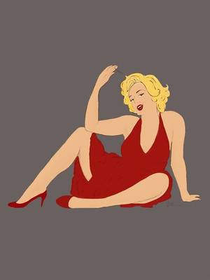 Marilyn Monroe Cartoon Porn - Marilyn Monroe Art Print by LindsayMichelle