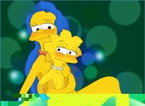 lesbian simpsons porn animated gif - Lesbian Marge Simpson and Lisa