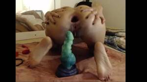 monster toys anal - Full Anal Show - Monster Toy Anal Squat Ride Porn Video