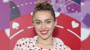 Brunette Miley Cyrus Porn - Miley Cyrus recalls controversial moment when she wore red lipstick for  first time