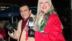 Jean Kasem Porn - Casey and Jean Kasem ride in the 2007 Hollywood's Santa Parade in