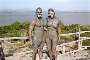 mud beach nude - Getting Down & Dirty at El Totumo Mud Volcano in ColombiaAround the World  with Justin