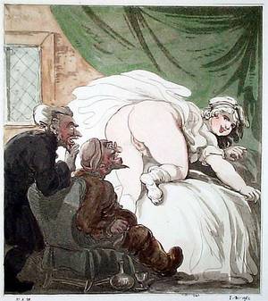 Medieval Porn Paintings - Thomas Rowlandson (1756â€“1827) Susanna and the Elders _Hand-coloured  engraving_http: EroticaPornFine ArtArtistsVintage21stSatireRegencyMedieval