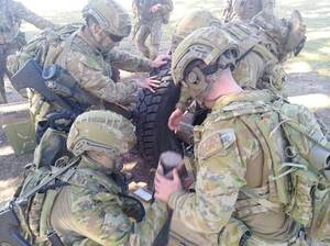 military gangbang - Australian Army Reservists attempt to gangbang a tyre 639x478 :  r/MilitaryPorn