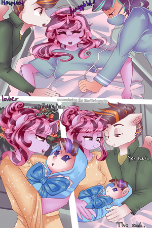 Mlp Porn Hospital - 2382655 - safe, artist:xjenn9, oc, oc only, oc:dalorance, oc:shapirlic,  pegasus, unicorn, anthro, comic:forest secret, anthro baby, baby, baby  pony, bed, bedroom eyes, birth, commissioner:endbringer99, crying,  dalorlic, family, giving birth, hospital .