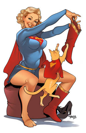 facebook cartoon porn - Follow me on Facebook for superheroine pinups and... - Superhero Porn Pics