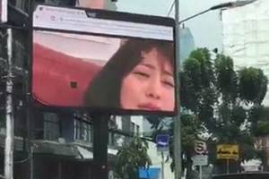 Jakarta Porn - It was an ordinary afternoon drive for commuters in Jakarta â€“ before porn  took over a jumbo-tron billboard for 5 minutes