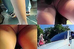 free upskirt slut - Upskirt video, starring a flabby-ass blonde slut, free Voyeur fuck video  (Jun 27, 2017)