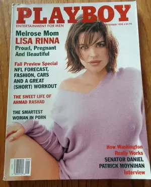 Lisa Rinna Porn - Playboy Magazine, September 1998, Lisa Rinna, The Smartest Woman in Porn |  eBay