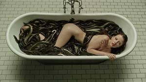 Goth Ass Captions Porn - ... Mia Goth nude - A Cure for Wellness (2016)