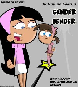 gender bender spanking - Gender Bender I (Os Padrinhos MÃ¡gicos) [FairyCosmo] - English - Porn Comic