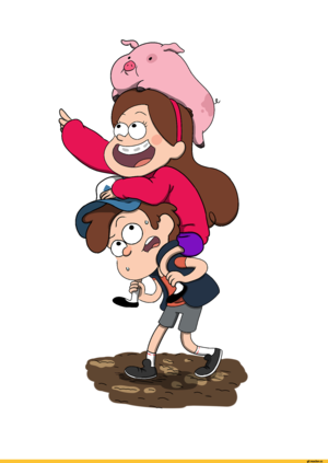 Gravity Falls Mabel And Waddles - Gravity Falls :: Waddles :: Mabel Pines :: Dipper Pines - JoyReactor