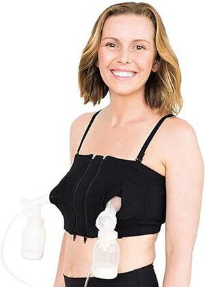 black sleeping tits - LOVELYBOBO Easy Expression Hands Free Pumping Bra,Nursing Bra, Feeding  Bra,Breastfeeding Bra,Adjustable and Wire-Free, Suitable for Breast  Pumps,M-L,Black/Nude/Pink : Amazon.co.uk: Fashion