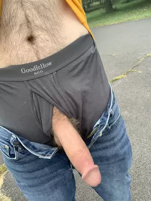 Big Cock Porn Show - Showing off my big cock on my walk today nude porn picture | Nudeporn.org